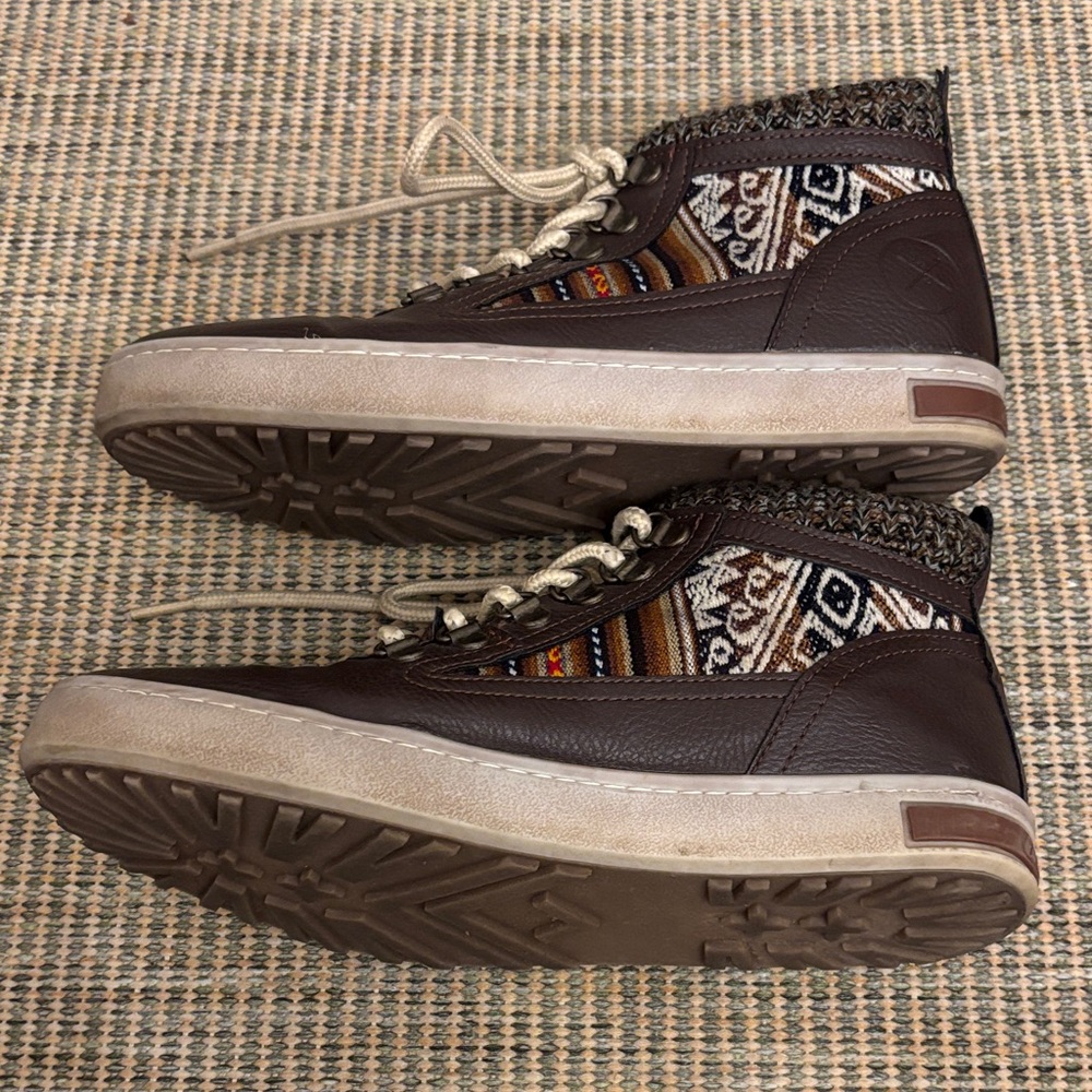 Inkkas Multicolor High-Top Sneakers Vegan Leather size Women 8 - Picture 4 of 9